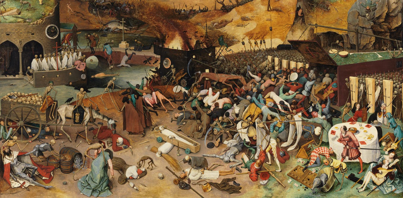 El triunfo de la Muerte, óleo de Pieter Brueghel el Viejo