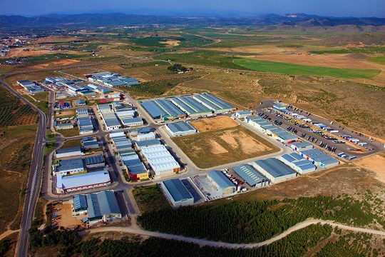 Polígono industrial San Rafael en Almería, España