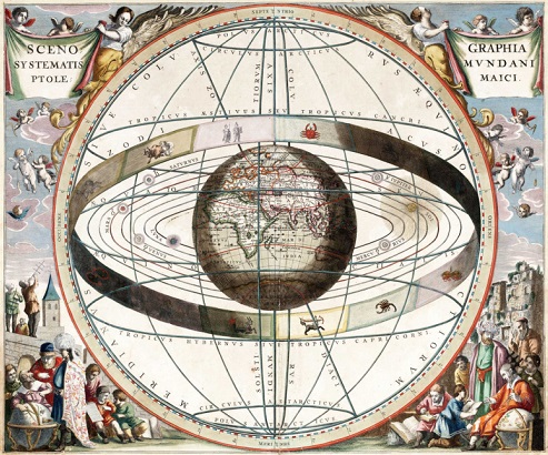 La doctrina de Ptolomeo sostenía que la Tierra está exactamente en el centro del universo