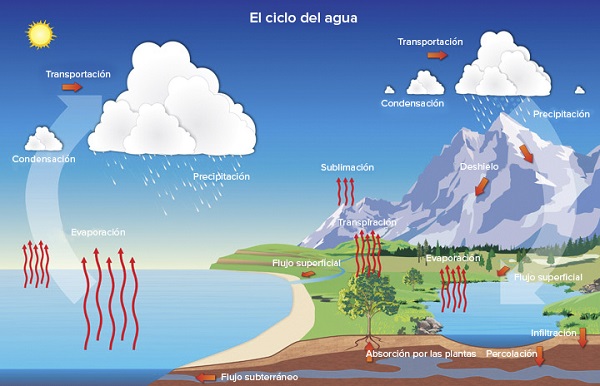 El ciclo hidrológico