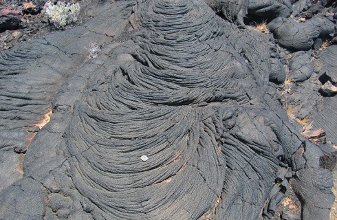 Lava cordada o pahoehoe