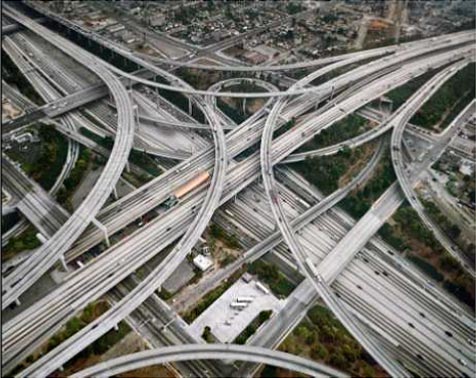 Autopista en Los Angeles Autopista en Los Angeles