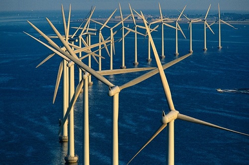 Turbinas eólicas cerca de Copenhague