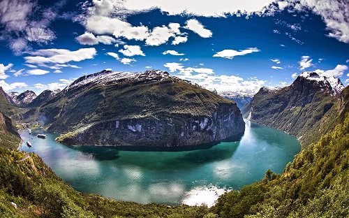 Fiordo de Geiranger en Noruega