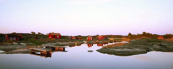 Vista panorámica de Stora Vånskär, isla dentro de Estocolmo