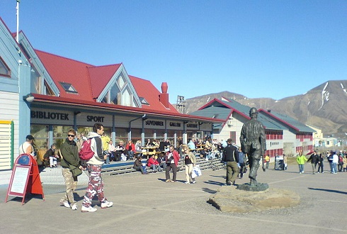 Calle principal de Longyearbyen