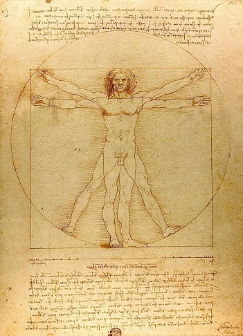 Hombre de Vitruvio de Leonardo da Vinci