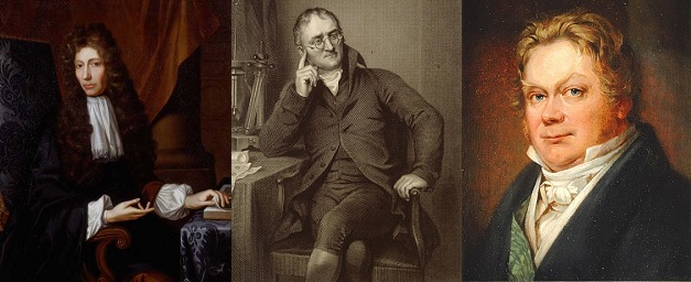 Robert Boyle, John Dalton y Johan Jakob Berzelius Robert Boyle, John Dalton y Johan Jakob Berzelius