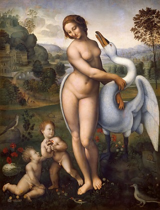 “Leda y el cisne” de Leonardo Da Vinci