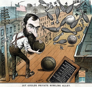 Jay Gould (1836-1892), magnate ferroviario del siglo XIX