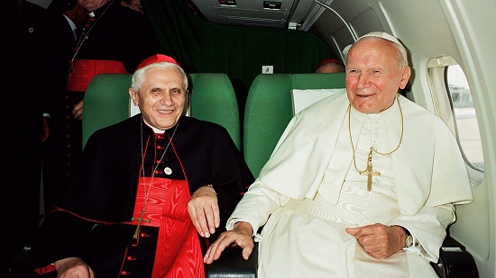 Benedicto XVI y Juan Pablo II, Alemania 1996