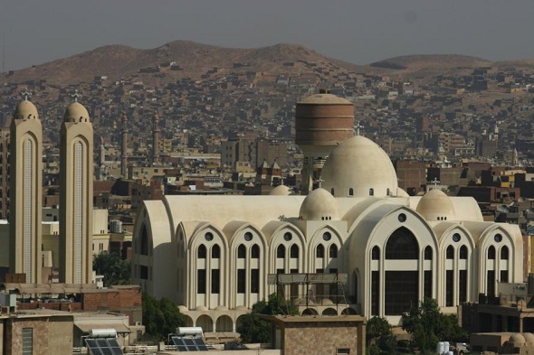 Iglesia copta en Asuán, Egipto