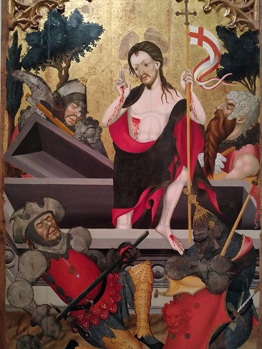 La resurrección, de Luís Borrassa (1360-1426)