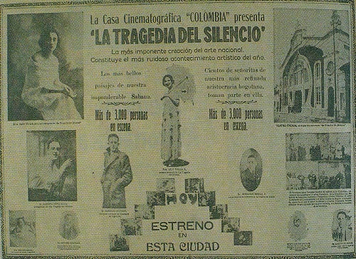 Cartel de “La tragedia del silencio”, 1924.