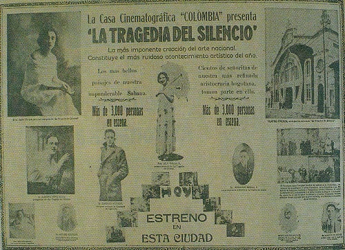 Cartel de “La tragedia del silencio”, 1924. Cartel de “La tragedia del silencio”, 1924.