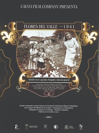 Cartel de la película Flores del valle, (1941).