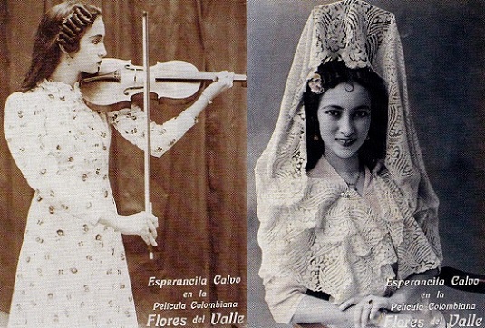 Fotografías de carteleras de “Flores del Valle” (1941).