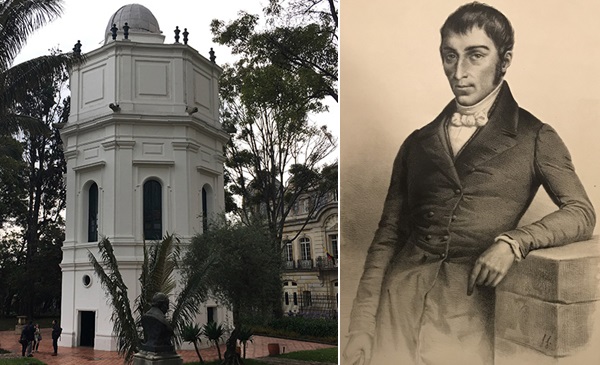 Francisco José de Caldas (1768-1816) y el Observatorio Astronómico Nacional, de quien fue su primer director. Francisco José de Caldas (1768-1816) y el Observatorio Astronómico Nacional, de quien fue su primer director.
