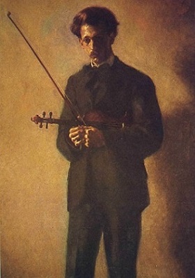 Retrato al óleo de Guillermo Uribe Holguín por Eugenio La Zerda.