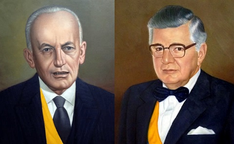 Alberto Lleras Camargo y Julio César Turbay Ayala
