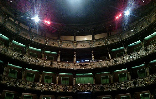 Palcos del actual Teatro Colón en Bogotá.
