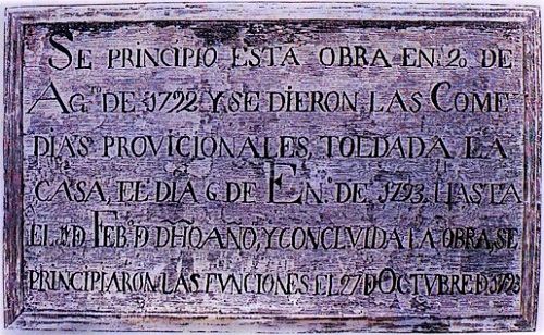 Placa conmemorativa de la construcción del Coliseo Ramírez Placa conmemorativa de la construcción del Coliseo Ramírez
