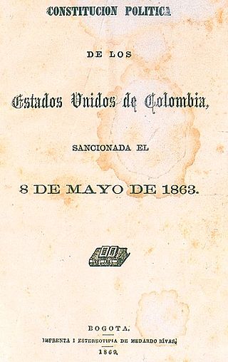 Constitución política de Colombia de 1863