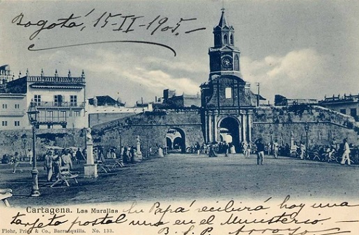 Tarjeta postal fechada en el 1905