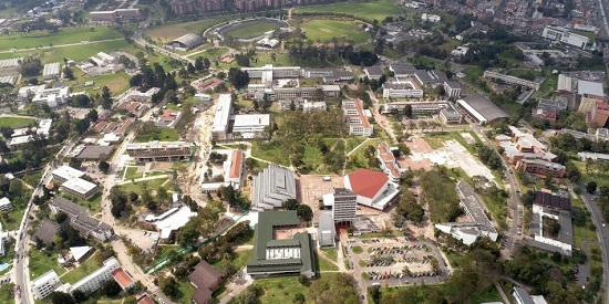 Vista aérea de la Universidad Nacional