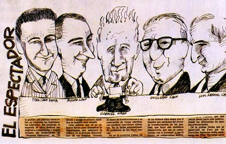 El Espectador: Fidel Cano lsaza, Alfonso, Gabriel, Guillermo y Luis Gabriel Cano