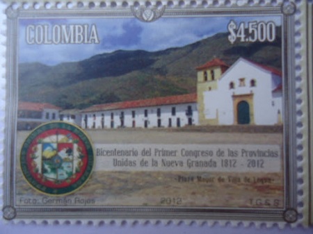 Sello conmemorativo para el bicentenario del primer Congreso General de las Provincias Unidas de la Nueva Granada