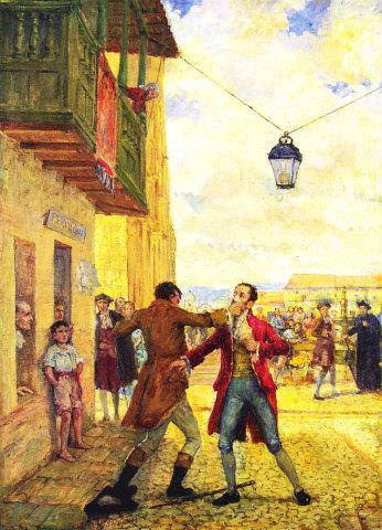 Reyerta del 20 de julio de 1810. Pedro Alcantara Quijano