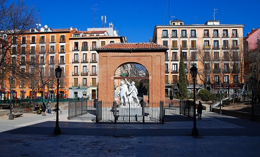 Plaza del dos de mayo. Conocida en la jerga madridista como la 