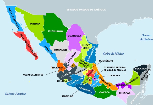 Ciudades de estado de mexico