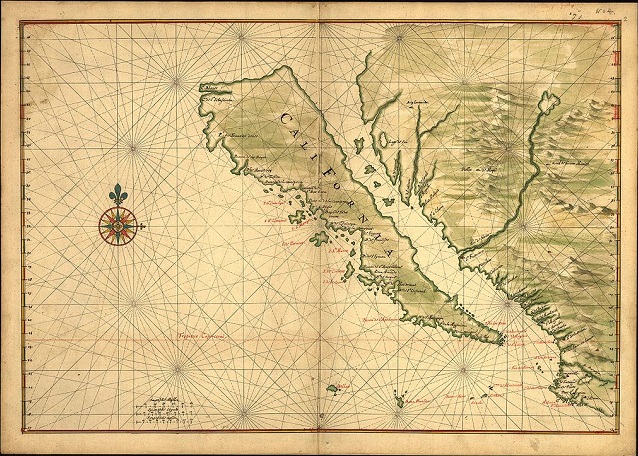 Mapa antiguo de California