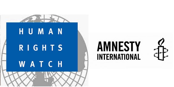 Amnistía Internacional y Human Rigth Watch