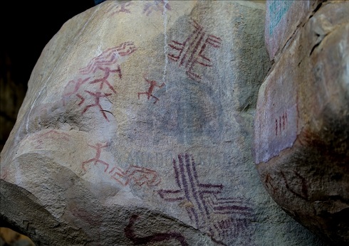 Arte rupestre de la cultura Guane